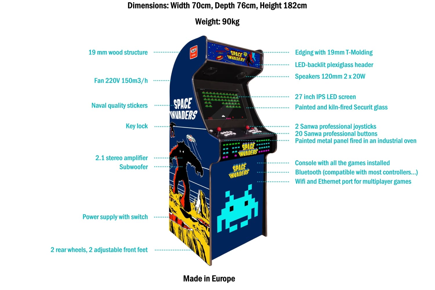 borne arcade vintage retro neuve jeux recalbox batocera prix achat vente fabricant infographie 02 1 - Home